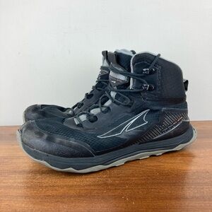 Altra Lone Peak All-WTHR Hiking Boots Black ALOA4VQH000 Men’s Size 10 Read.